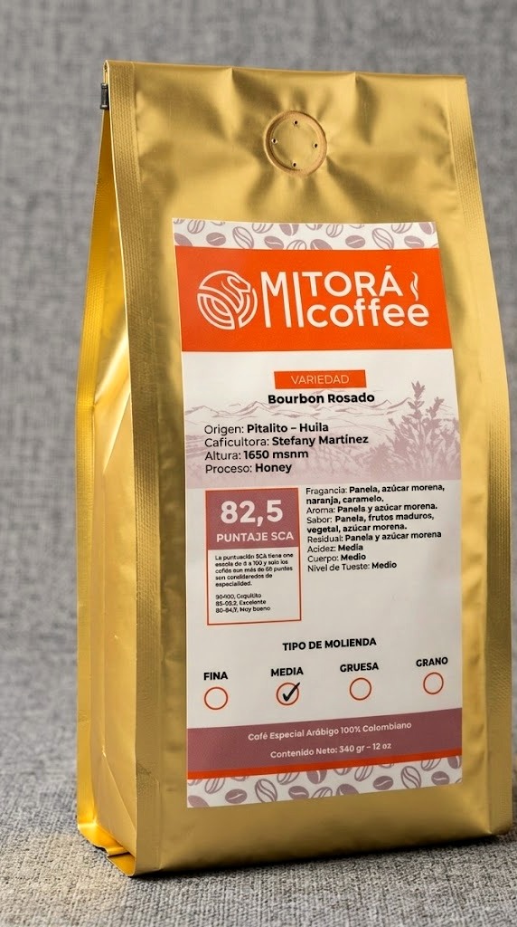 Café de especialidad con su puntaje SCA en la etiqueta
